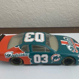 Miami Dolphins NASCAR 2003 Model Car NFL.  8x3 inches